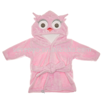 Plush Owl Bathrobe,Polyester,Make Bath Time Extra Fun,Super Cute Bath Robe